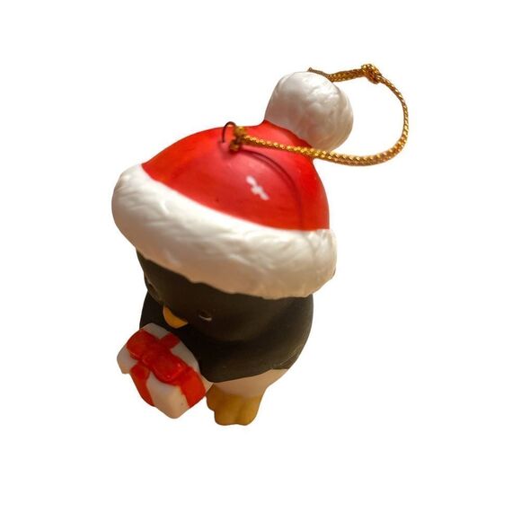 Vintage 1985 Enesco Ruth Morehead Baby Penguin Christmas Ornament Lot Of 3 - Picture 2 of 2